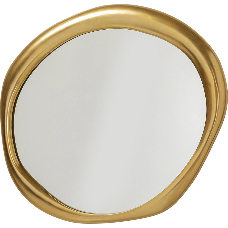 KARE Design Round Metal Wall Mirror Wayfair.co.uk